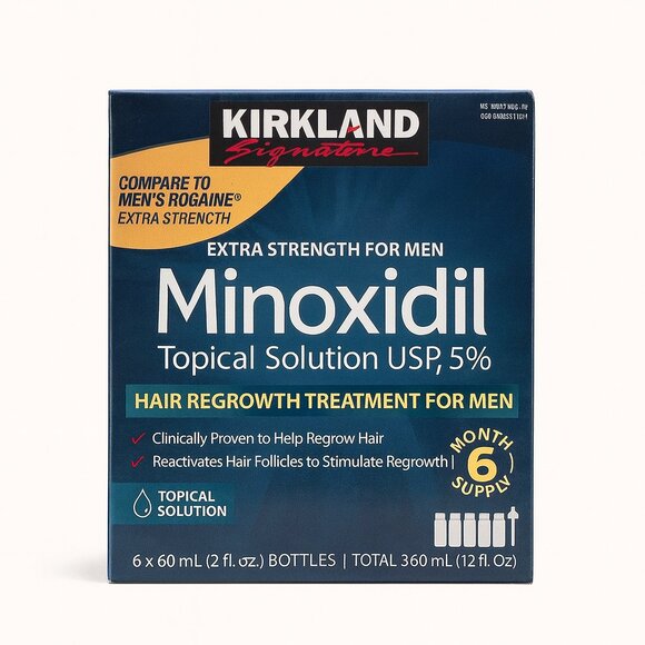 Kirkland Signature Minoxidil Hair Treatment - 6 month supply - Picture 1 of 4